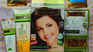 Indus valley gel hair colour dark brown shade review..