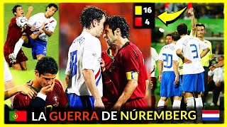 🚨 El Partido MÁS DURO de la Historia 🤬 ⚔️ PORTUGAL vs HOLANDA (Mundial 2006) La Batalla de NUREMBERG