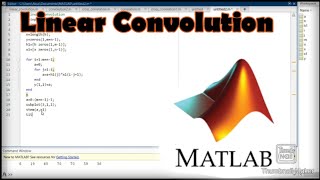 Linear convolution in MATLAB | #matlab #matlabprogramming
