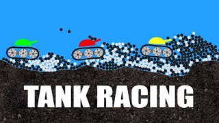 The Tank (Tank Racing) - Algodoo Marble Race