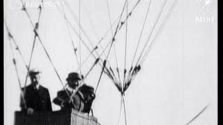 Demonstration shows how parachutes work (1918)