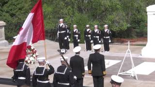 Sights \u0026 Sounds of Navy Full Honors Wreath Ceremony at Arlington National Cemetery