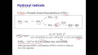 Indirect photolysis of organic chemicals in the troposphere