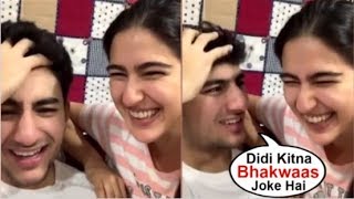 Ibrahim Ali Khan SHOKED Reaction On SISTER Sara Ali Khan's DUMB Jokes