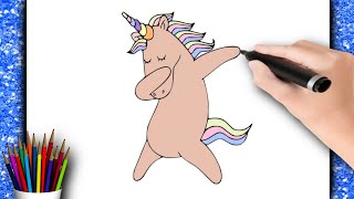 👉✨ HOW TO DRAW A UNICORN PET ✨ DRAW SO CUTE 🌈 DRAWING CUTE EASY 🎨 STEP BY STEP 🖍