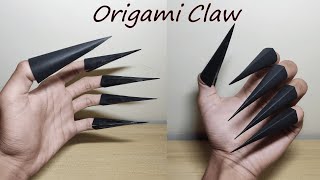 How to make paper sorcery claw | Origami Sorcery claw