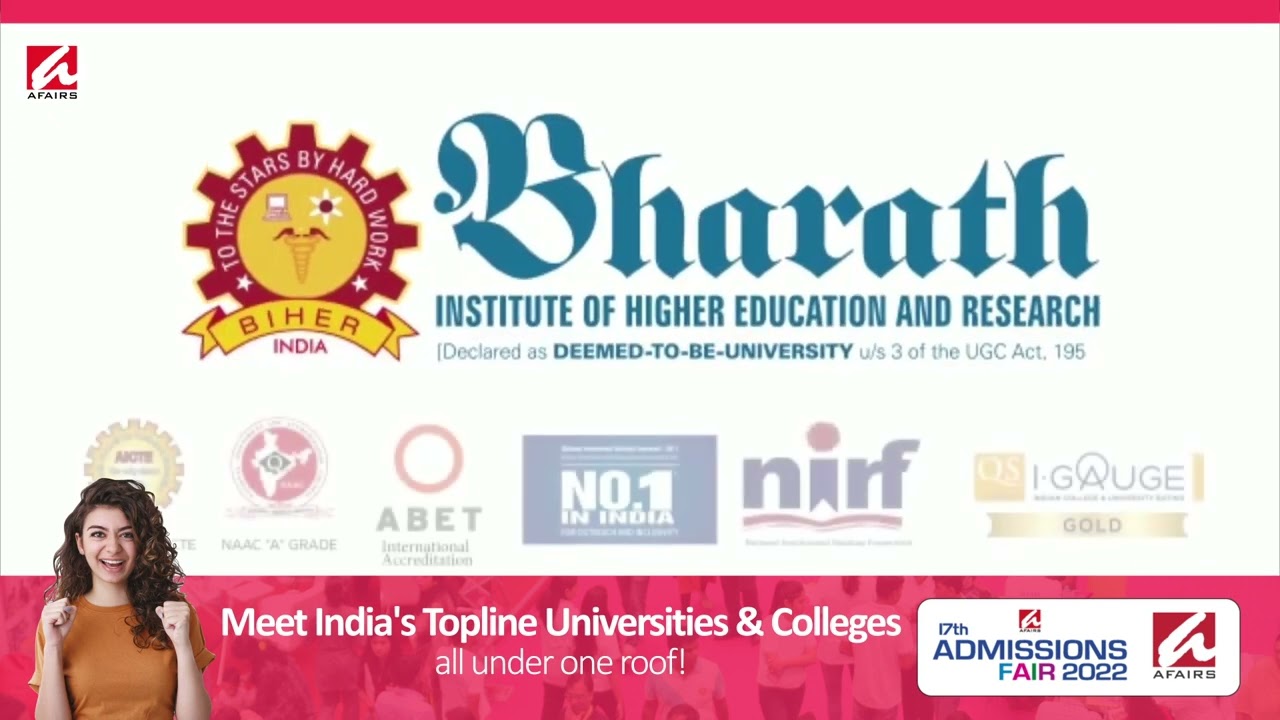 Bharath Institute Of Higher Education And Research (BIHER) - YouTube