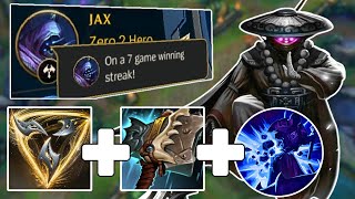 Wild Rift Jax SPLITPUSH WINSTREAK Baron lane Gameplay Guide
