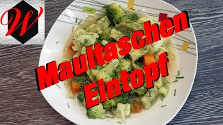 Maultaschen-Eintopf einfach und lecker // 4k Video //