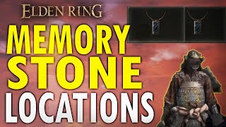 UNLOCK MORE MEMORY SPELL SLOTS Elden Ring - ALL 8 Memory Stone Locations Strategy Guide