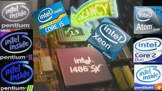 インテル『i486』から『Corei9』第11世代までの30年の進化をCMと共にみると恐るべき進化が分る。COREi3 COREi5 COREi7