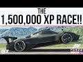 Forza Horizon 4 - THE 1,500,000 XP RACE!! - Pagani Zonda R Forza Edition VS Goliath!!