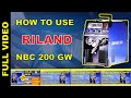 How to Use Riland NBC 200 GW Mig Welding Machine