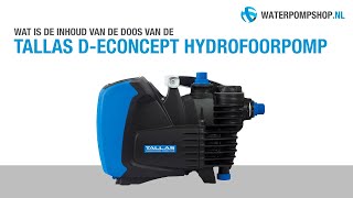 Tallas D-ECONCEPT Hydrofoorpomp - Unboxing