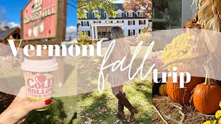 FALL GIRLS TRIP: Vermont and a day in Salem, MA