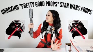 UNBOXING REALISTIC STAR WARS PROPS AND GIFTS!! (Pretty Good Props)