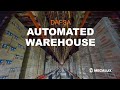 The automated clad-rack warehouse of DAFSA