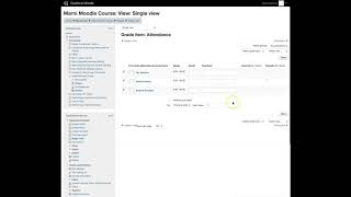 Manual Grading in Moodle