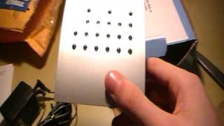 Crystal Blue Binary Clock Unboxing