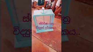 ස්වර්ණපත්‍ර විද්‍යුත් දර්ශකExploring Static Electricity with a Gold Leaf Electroscope - #Sinhala