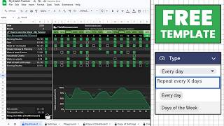 The ONLY Google Sheets Habit Tracker You’ll Ever Need (Free Template)