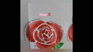 😍Easiest Rose 🌹 #valentinesday #art #artwork👌 #shorts ❣️#trending ❤️‍🔥