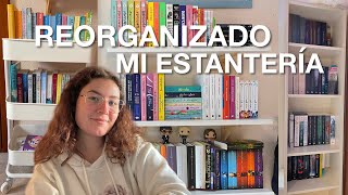 reorganizando mi estantería