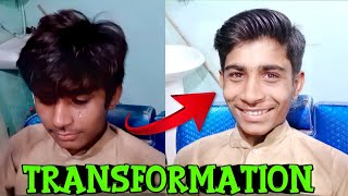 AMAZING TRANSFORMATION | Poor boy First Haircut After 8 months | Satisfying half dollar hair cut