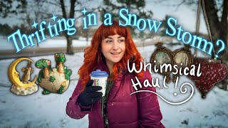 ❄️ Spontaneous Thrift With Me - Amazing Fantasy \u0026 Home Decor Haul! 🧚‍♀️