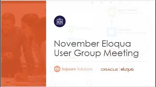 Oracle Eloqua User Group (Virtual) November 2023