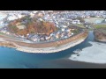 吉野川～徳島県川島町　夕焼け phantom3 standard ドローン（空撮徳島）