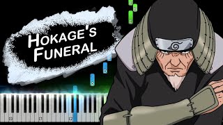 Grief and Sorrow - Hokage's Funeral (from Naruto) Piano Tutorial