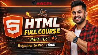 HTML Part - 13, Superscript and Subscript Tags| HTML Tutorial for beginners in Hindi 2026.