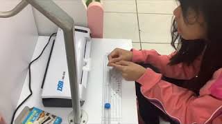 SavElla Homeschool - Using Laminator