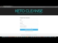 Login Solution for Keto Cleanse