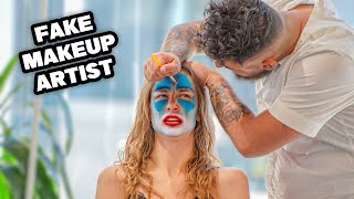 CRAZY MAKEUP Prank on Girls in a SALON! *THEY RUN OUT*