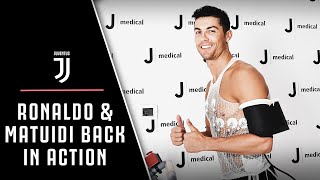 RONALDO AND MATUIDI | Return for Juventus pre-season training!