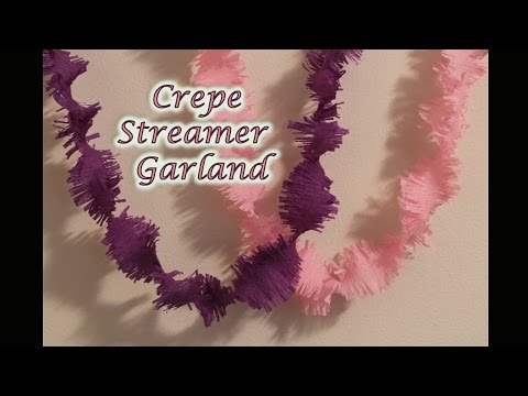 Life hack Crepe Streamer garland -2 Life hack Crepe Streamer garland -2