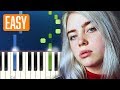Billie Eilish - I love you (100% EASY PIANO TUTORIAL)