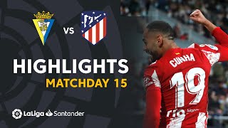 Resumen de Cádiz CF vs Atlético de Madrid (1-4)