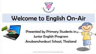 English on air โรงเรียนอนุบาลชลบุรี