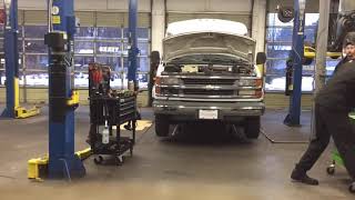 2002 Chevy express 3500 engine removal