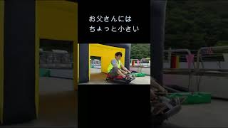 クレージーカート親子３人で#shorts　Crazy cart ride with 3 parents and children