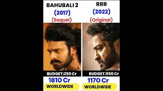 Bahubali 2 vs RRR । #prabhas #bahubali2 #rrr #ramcharan #ntr #ssrajamouli #viral #trendingshorts