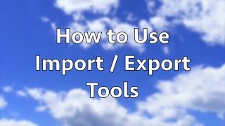 How to Use Import & Export Tools in WordPress