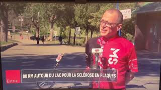 Courir 84 km en duo pour la Marche SP mai  2021 reportage de radio-Canada