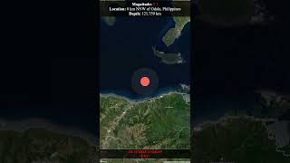 Now :5.1M Earthquake in  Philippines  #shorts #earthquake