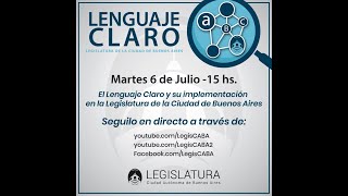 Lenguaje claro | implementación en la Legislatura de la Ciudad de Buenos Aires