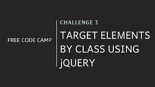 FCC - Target Elements By Class Using jQuery - SOLUTION !!!