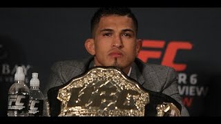 Anthony Pettis Gets Called Out During Press Conference (UFC 181 Post Press Conference)